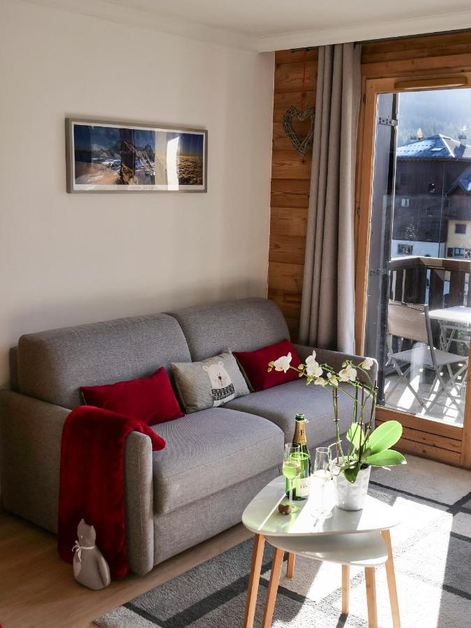 Apartmán Mont Blanc 43, Vue Mont Blanc , Balcon, Parking Chamonix Exteriér fotografie